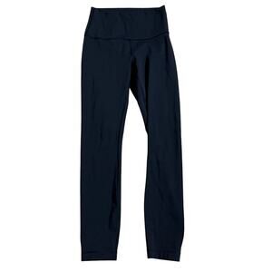 LULULEMON BLACK‎ HIGH -RISE  LEGGINGS SIZE 4